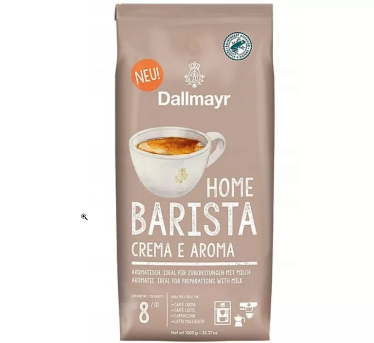 KAWA ZIARNISTA MIESZANA DALLMAYR HOME BARISTA CAFFE CREMA FORTE 1000 G