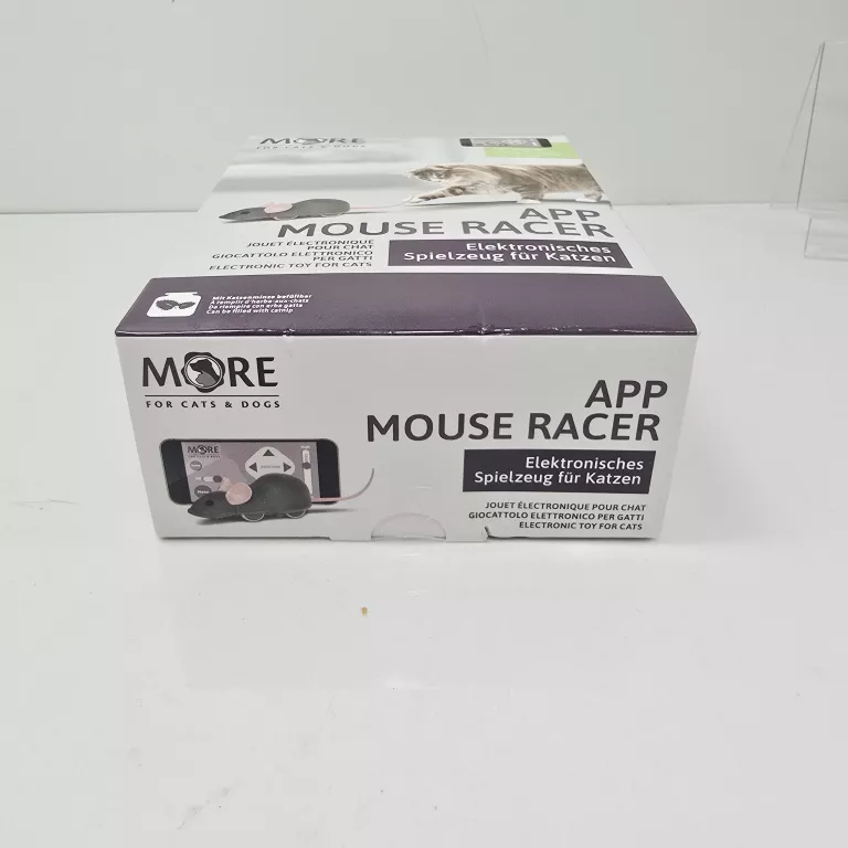 ZABAWKA DLA KOTA STEROWANA APLIKACJĄ MOUSE RACER