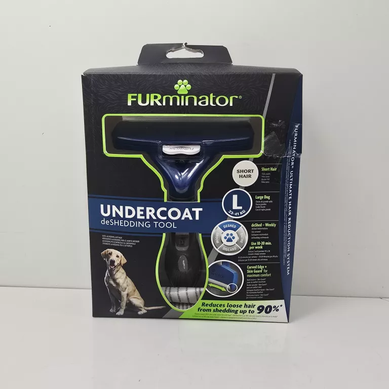 FURMINATOR GRZEBIEŃ DO SIERŚCI DLA DUŻYCH PSÓW KRÓTKOWŁOSYCH LARGE L