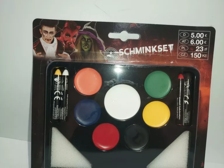 ZESTAW DO MAKIJAŻU SCHMINKSET HALLOWEEN