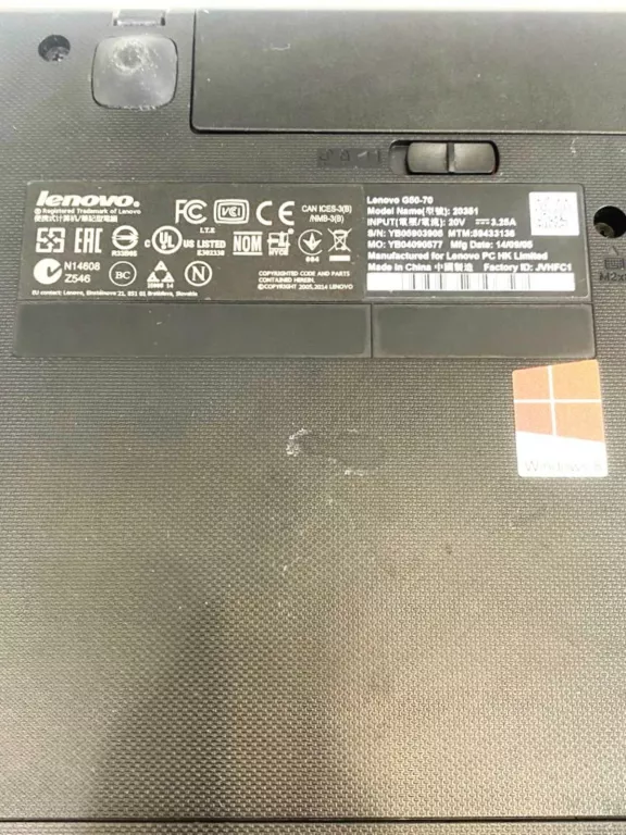 LAPTOP LENOVO G50-70 I5 4GB I7-4210U 4GB 500GB INTEL HD