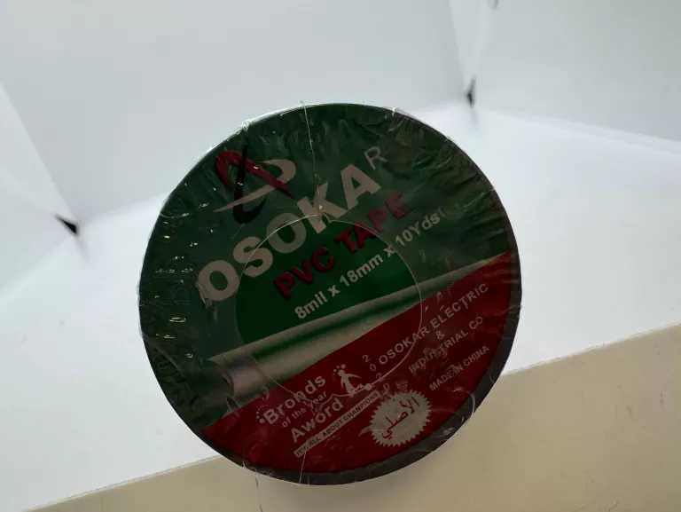 TAŚMA IZOLACYJNA OSOKA PCV TAPE 8MIL X 18MM X 10YDS 10SZT