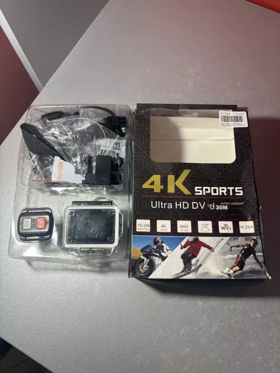 KAMERA SPORTOWA WODOODPORNA ULTRA HD DV 30M