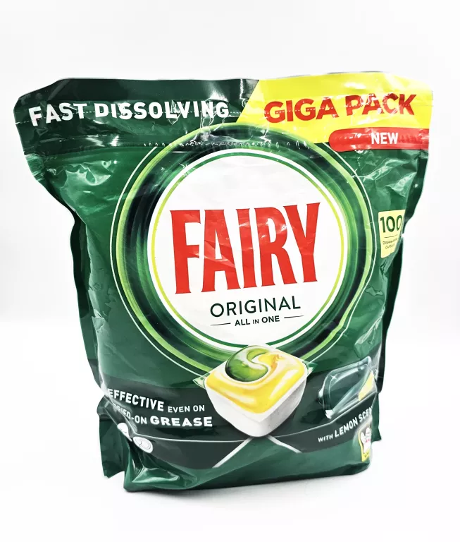 KAPSUŁKI DO ZMYWARKI FAIRY ORIGINAL ALL IN ONE / 100 SZTUK