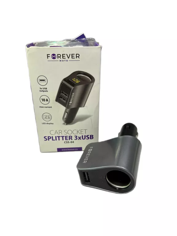 ROZDZIELACZ ZAPALNICZKI SAMOCHODOWEJ FOREVER CSS-04