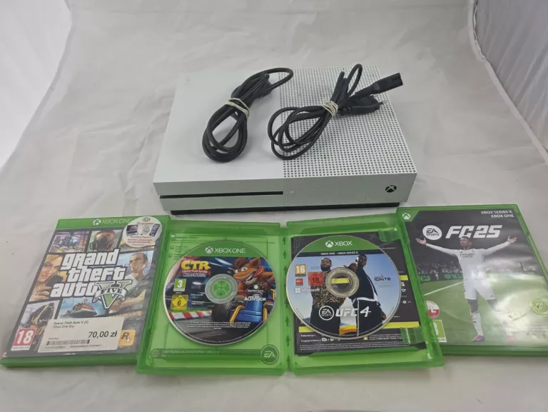KONSOLA XBOX ONE S + 4 GRY