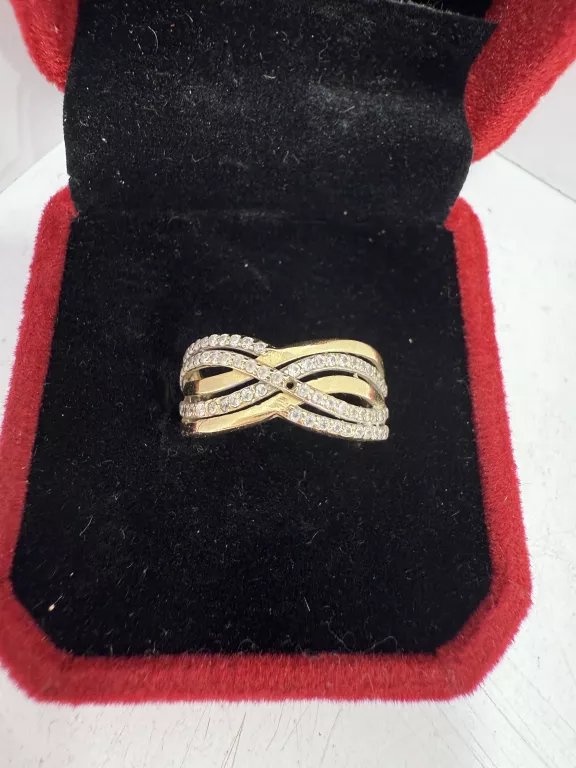 PIĘKNY ZŁOTY PIERŚCIONEK PRÓBA 585 WAGA 2,49 GRAM ROZ 13