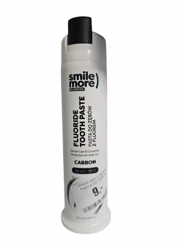 HISKIN SMILE MORE PASTA DO ZĘBÓW REWITALIZUJĄCA WĘGIEL I SŁODKA MIĘTA 100M