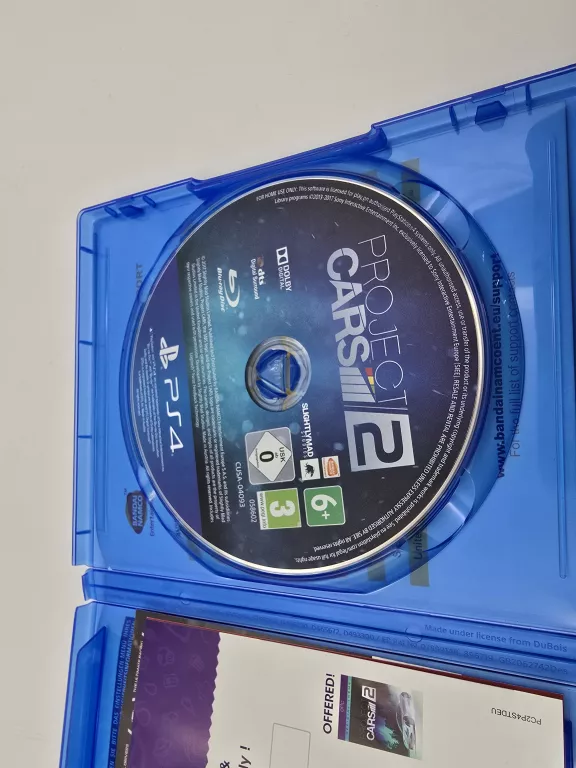 PROJECT CARS 2 PS4 (SONY PLAYSTATION 4)
