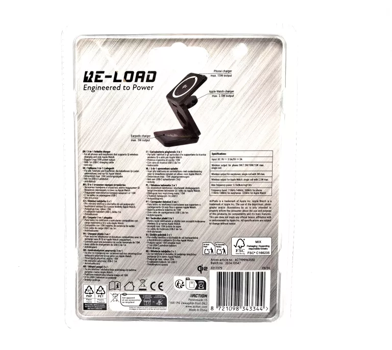ŁADOWARKA INDUKCYJNA RE-LOAD 3IN1 1,5M CHARGING