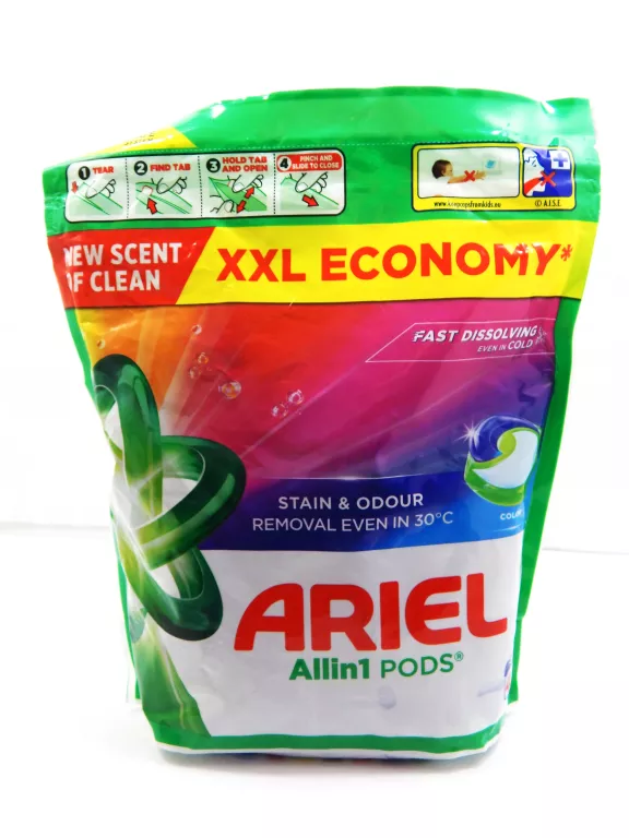 ARIEL COLOR ALLIN1, KAPSUŁKI DO PRANIA, 44 KAPSUŁEK