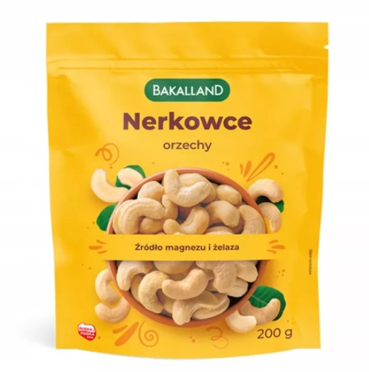 ORZECHY NERKOWCA ŁUSKANE NERKOWCE 200G 0,2KG BAKALLAND