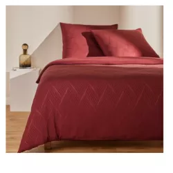 POŚCIEL ŻAKARDOWA CZERWONA HOME&YOU 160/200CM