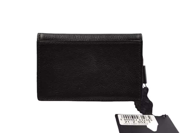 WITTCHEN ETUI NA WIZYTÓWKI CZARNE SKÓRZANE  + ŚCIERECZKA  5900062031965