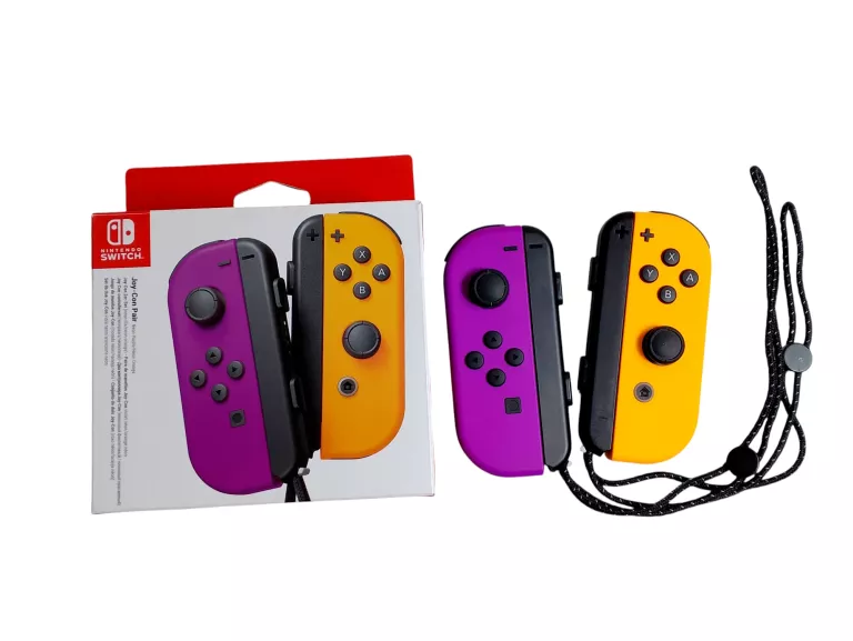 KONTROLERY JOY-CON NINTENDO SWITCH PURPLE N ORANGE
