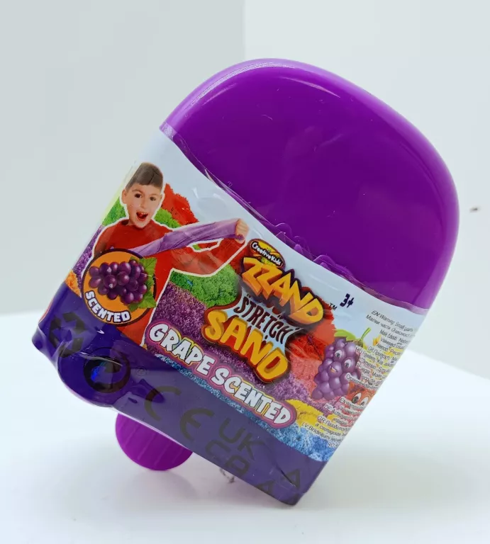 PACHNĄCY PIASEK KINETYCZNY W FOREMCE FIOLETOWY ZZAND STRETCH SAND