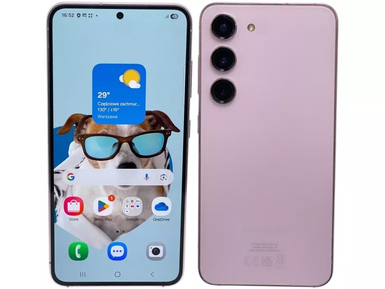 TELEFON SAMSUNG GALAXY S23 8 GB / 128 GB 5G RÓŻOWY SPŁACONY