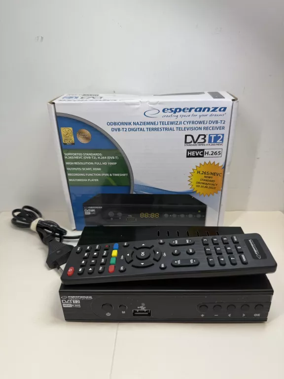 DEKODER ESPERANZA DVB-T2 H.265