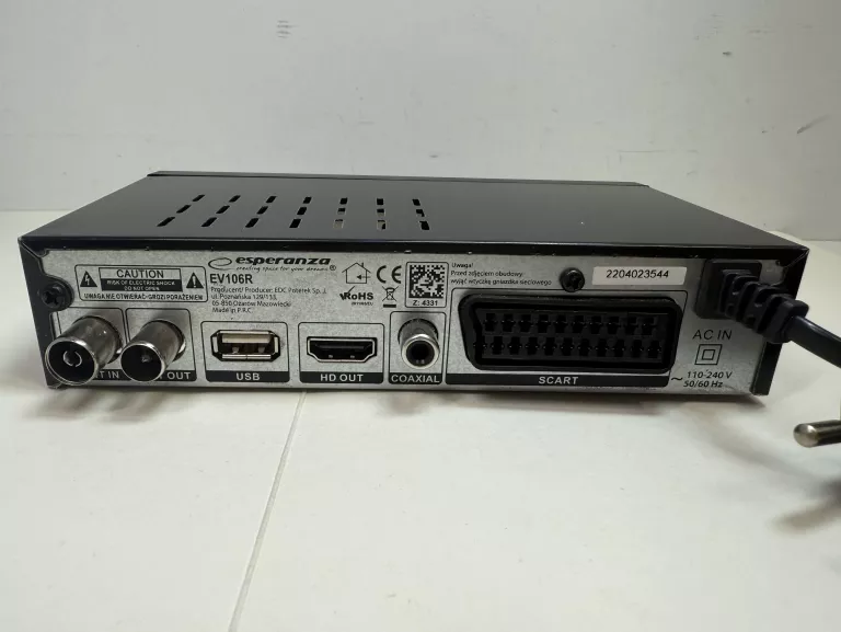 DEKODER ESPERANZA DVB-T2 H.265