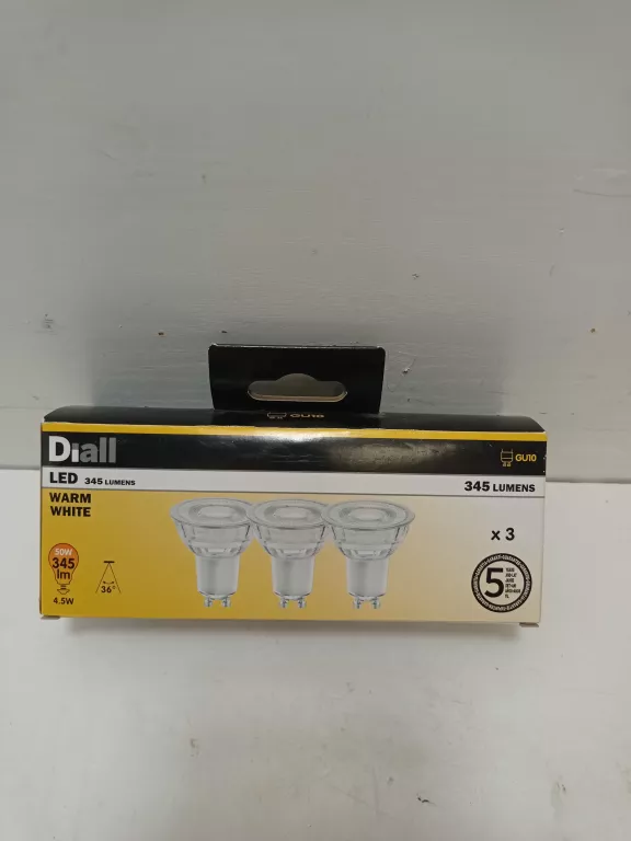 3X ŻARÓWKA LED DIALL GU10
