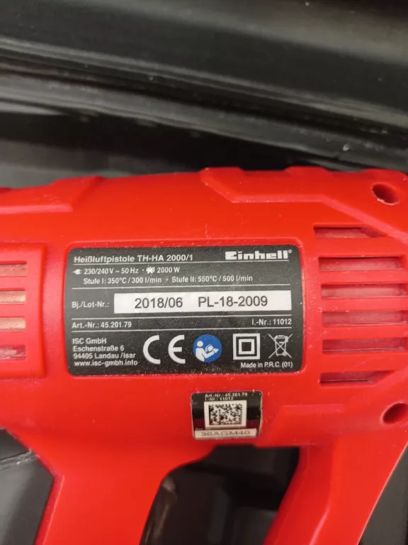 EINHELL OPALARKA TH-HA 2000/1
