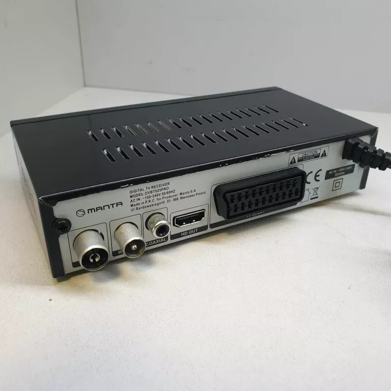 DEKODER DVBT2 MANTA H.265 KOMPLET