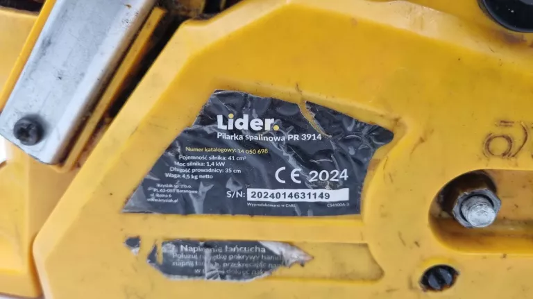 PILARKA SPALINOWA LIDER PR3914