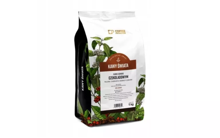 KAWA ŚWIATA KAWA ZIARNISTA O SMAKU CZEKOLADOWYM 1KG