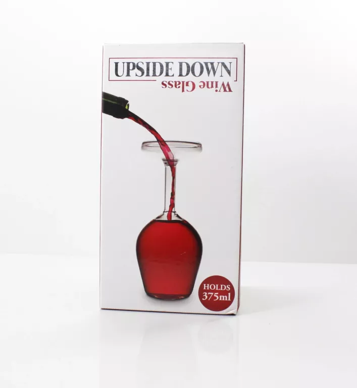 ODWRÓCONY KIELISZEK DO WINA UPSIDE DOWN
