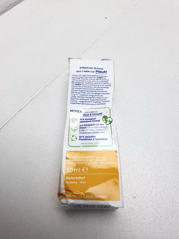 NIVEA SUN, KREM PRZECIWSŁONECZNY DO TWARZY, SPF 30, 50 ML