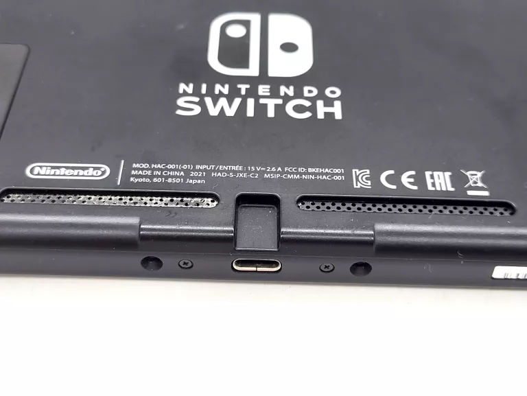 KONSOLA NINTENDO SWITCH HAC-001 + PRZYSTAWKA TV + ŁADOWARKA + UCHWYT