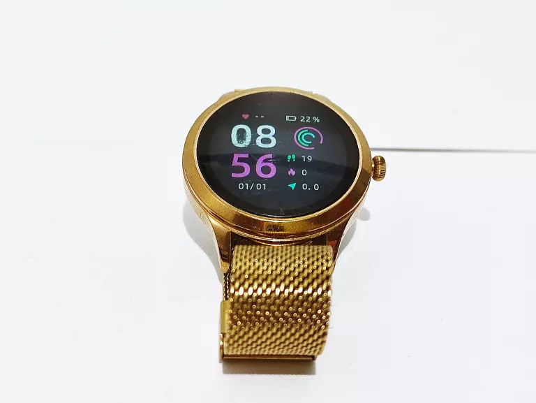 SMARTWATCH MAXCOM FW42 ZŁOTY ŁADOWARKA