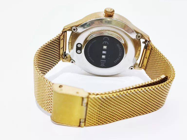 SMARTWATCH MAXCOM FW42 ZŁOTY ŁADOWARKA
