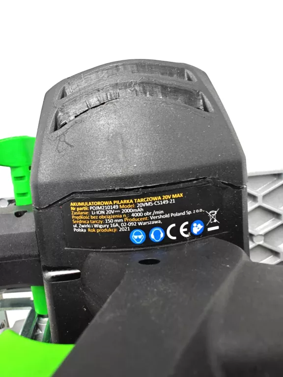 PILARKA TARCZOWA NITEO 20V 20VMS-CS149-21