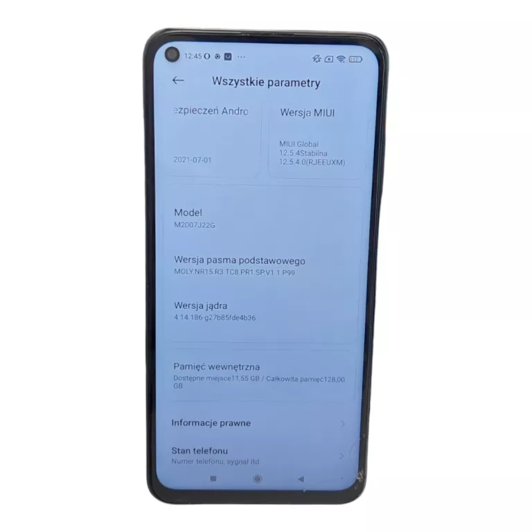 TELEFON REDMI NOTE 9T 128/4 GOŁ