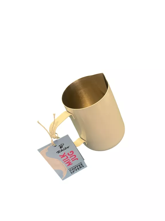 DZBANEK DO MLEKA ZE STALI BIAŁY TCHIBO 600ML