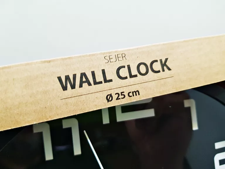 ZEGAR ŚCIENNY SEJER JYSK WALL CLOCK 25CM