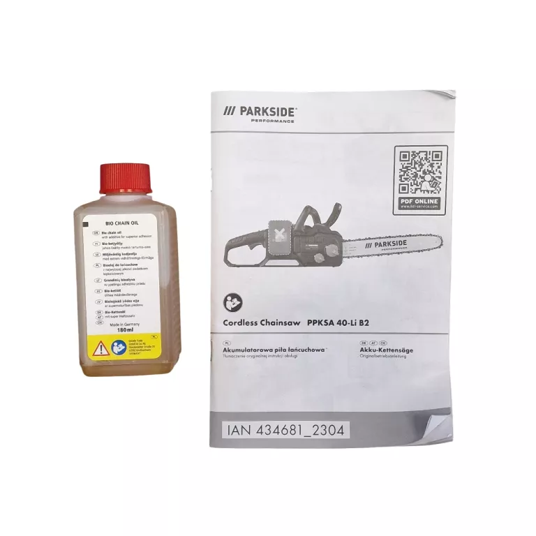 PILARKA ŁAŃCUCHOWA PARKSIDE PERFORMANCE 40V PPKSA 40-LI B2
