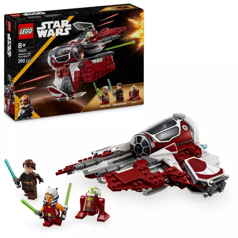ORYGINALNE KLOCKI LEGO STAR WARS 75401 INTERCEPTOR JEDI AHSOKI