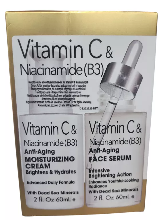 ZESTAW SERUM VITAMINA C & NIACINAMIDE (B3)