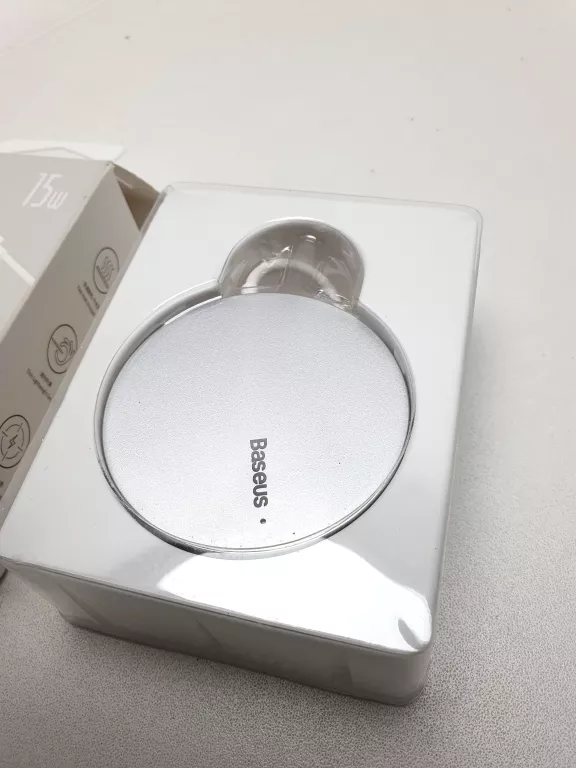 ŁADOWARKA INDUKCYJNA BASEUS SIMPLE MINI 3 15W SREBRNY QI MAGSAFE