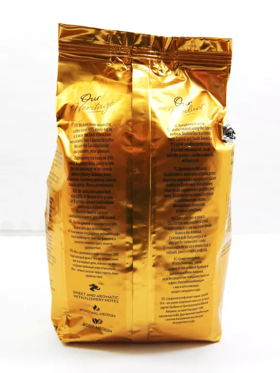 KAWA ZIARNISTA ARABICA LAVAZZA QUALITA ORO 1000 G