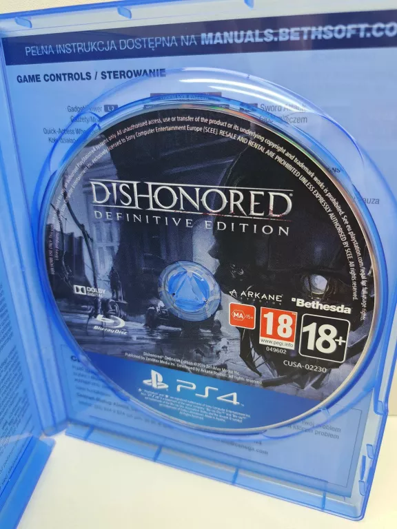 GRA PS4 DISHONORED DEFINITIVE EDITION