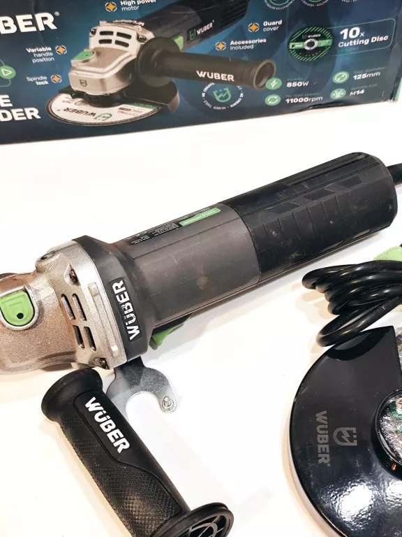 SZLIFIERKA WUBER ANGLE GRINDER W27477 KOMPLET