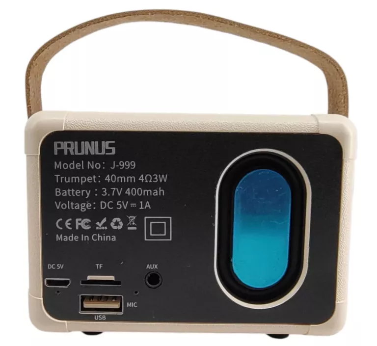 RADIO PRZENOŚNE PRONUS J-999 RETRO FM GŁOŚNIK BLUETOOTH 5.0 USB/TF/AUX PRO