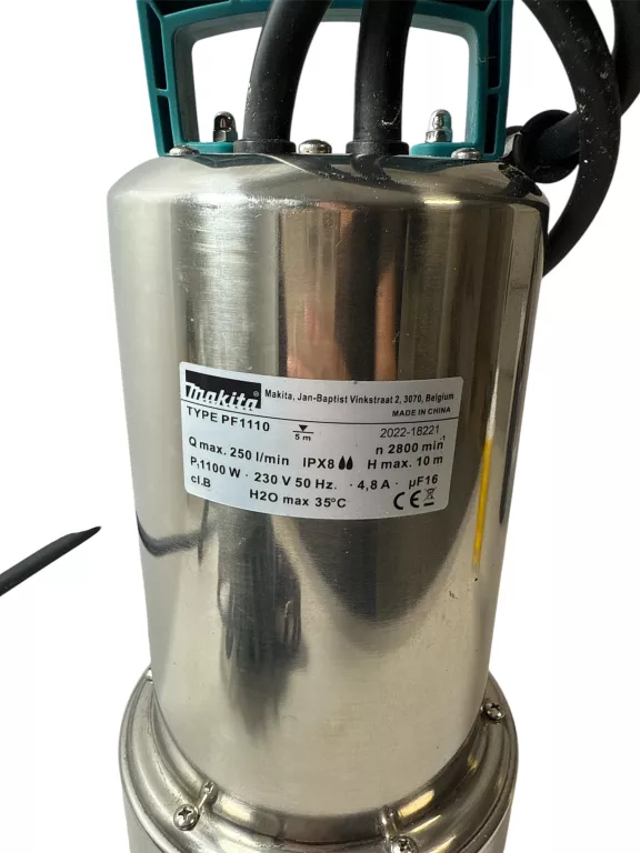 POMPA ZANURZE.ELEKTR. DO WODY BRUDNEJ 1100W MAKITA