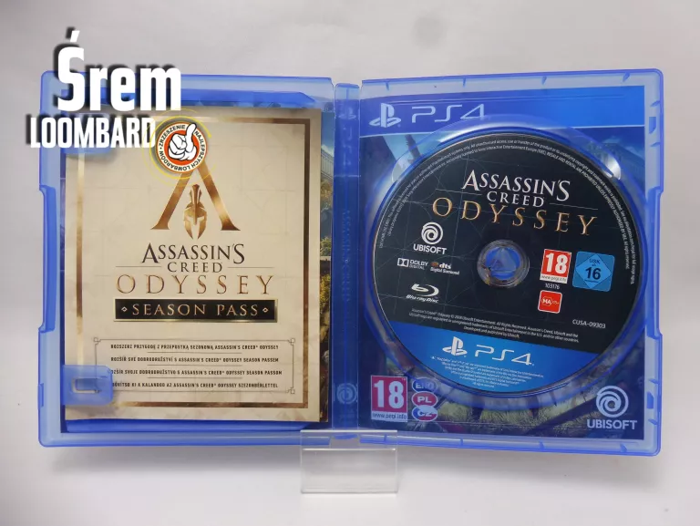 GRA ASSASSIN'S CREED ODYSSEY NA PS4, BDB STAN!