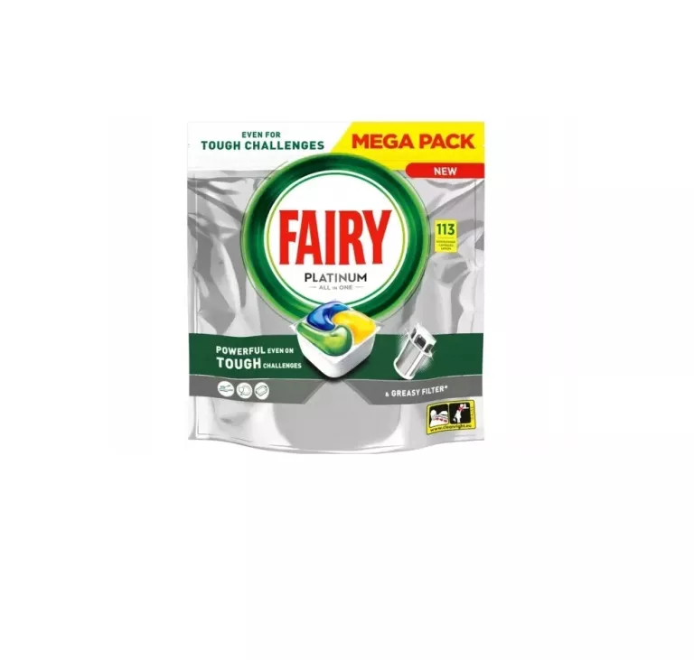 KAPSUŁKI TABLETKI DO ZMYWARKI FAIRY PLATINIUM 113 SZTUK