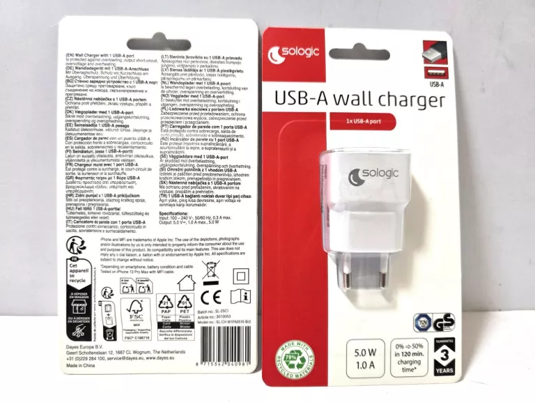 ŁADOWARKA USB SOLOGIC