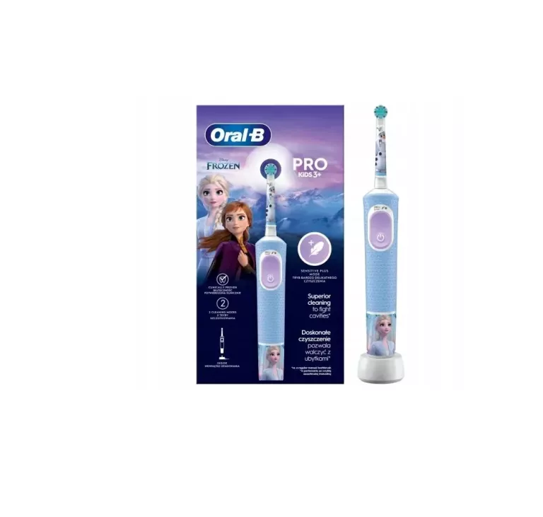 SZCZOTECZKA ROTACYJNA DLA DZIECKA ORAL-B PRO KIDS 3 FROZEN AKUMULATOROWA
